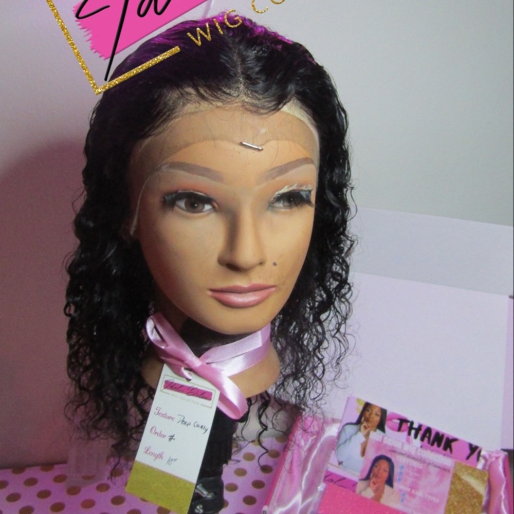 10” Deep Curly Frontal Wig